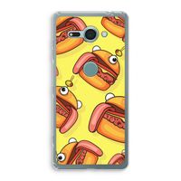 Hamburger: Sony Xperia XZ2 Compact Transparant Hoesje Hamburger: Sony Xperia XZ2 Compact Transparant Hoesje