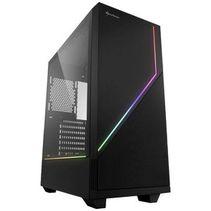 Sharkoon RGB FLOW Midi-tower PC-behuizing Zwart