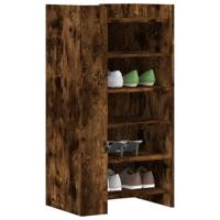 VidaXL Schoenenkast 52x37,5x100 cm bewerkt hout gerookt eikenkleurig