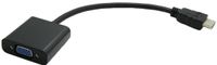 Value NX080400101 0,15 m HDMI VGA (D-Sub) Zwart