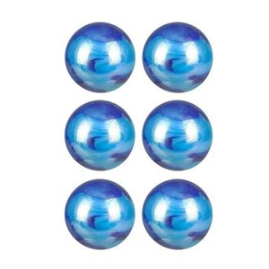 10x stuks Blue Jay mega knikkers van 42 mm