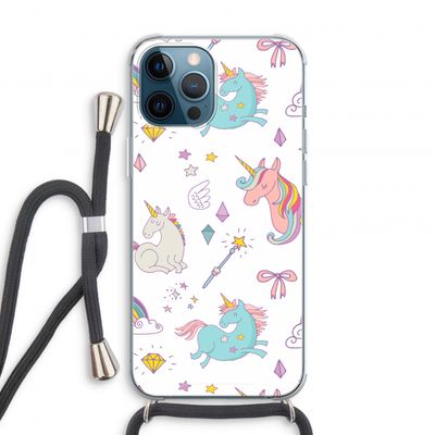 Fantasiewereld: iPhone 12 Pro Transparant Hoesje met koord