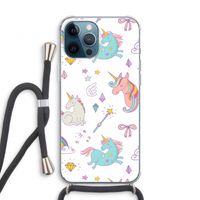Fantasiewereld: iPhone 12 Pro Transparant Hoesje met koord