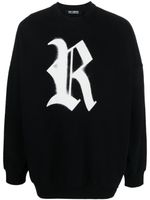 Raf Simons sweat à logo imprimé - Noir