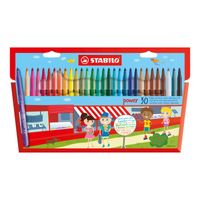 Stabilo power - viltstift - set met 30 stuks
