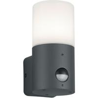 LED Buitenlamp met Bewegingssensor - E27 Fitting - Spatwaterdicht IP44 - Mat Antraciet