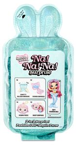 Na! Na! Na! Surprise 2-in-1-modepop en tasje met glinsterende lovertjes uit de Sparkle-serie - Sailor Blu