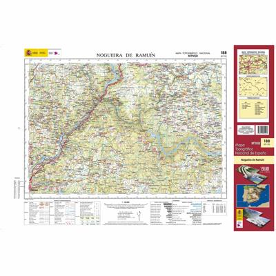 Topografische kaart 188 MT50 Nogueira de Ramuín | CNIG - Instituto Geográfico Nacional1