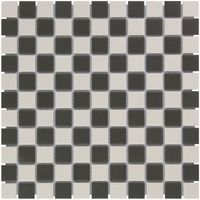 The Mosaic Factory London vierkante mozaïek tegels 30x30 chessboard - thumbnail