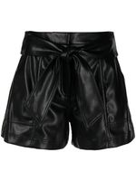 Simkhai short Core Mari en cuir artificiel - Noir