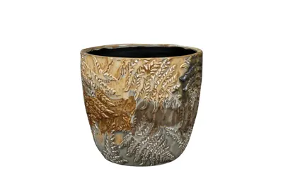 Pot fern d18h17cm camouflage