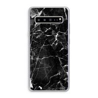 Zwart Marmer 2: Samsung Galaxy S10 5G Transparant Hoesje