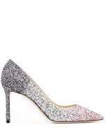 Jimmy Choo escarpins Romy ornés de paillettes - Argent