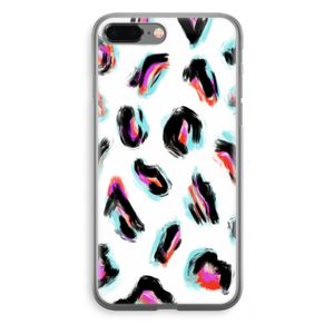 Cheetah color: iPhone 8 Plus Transparant Hoesje
