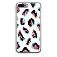 Cheetah color: iPhone 8 Plus Transparant Hoesje