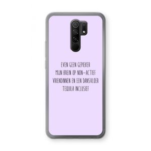 Tequila: Xiaomi Redmi 9 Transparant Hoesje