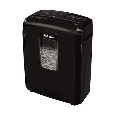 Fellowes 8Cd papiervernietiger Kruisversnippering 22 cm Zwart Fellowes 8Cd papiervernietiger Kruisversnippering 22 cm Zwart