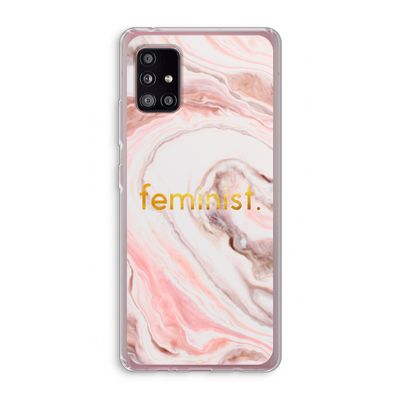 Feminist: Samsung Galaxy A51 5G Transparant Hoesje