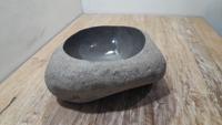 Flussstein Waschschale RVM250318, 44x38x15 cm