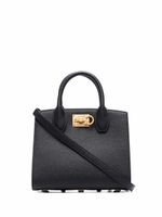 Ferragamo petit sac cabas Studio Box - Noir - thumbnail