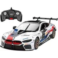 Op afstand bestuurbare auto - TURBO CHALLENGE - BMW M8 GTE - Wit - 1/18 - Eenvoudige montage