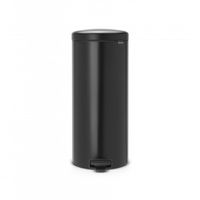 Brabantia newIcon pedaalemmer 30 liter met kunststof binnenemmer - Matt Black - thumbnail