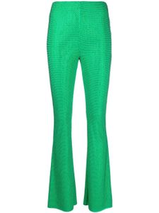 Cult Gaia pantalon Remany à coupe évasée - Vert