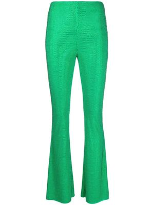 Cult Gaia pantalon Remany à coupe évasée - Vert