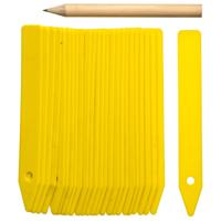 Nature Steeketiketten - 25x stuks - moestuin/groentetuin/kruidentuin - 10 cm