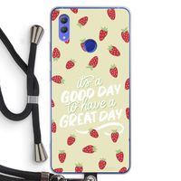 Don't forget to have a great day: Honor Note 10 Transparant Hoesje met koord