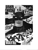 Batman Torn Art Print 30x40cm - thumbnail