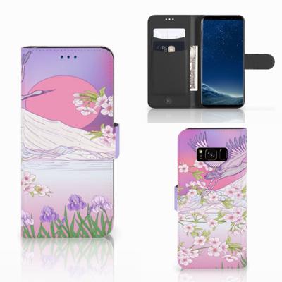 Samsung Galaxy S8 | Telefoonhoesje | Met pasjeshouder | Bird Flying