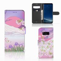 Samsung Galaxy S8 | Telefoonhoesje | Met pasjeshouder | Bird Flying Samsung Galaxy S8 | Telefoonhoesje | Met pasjeshouder | Bird Flying