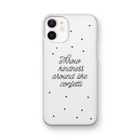 Confetti: iPhone 12 mini Transparant Hoesje