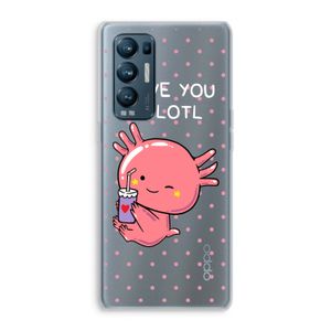 Love You A Lotl: Oppo Find X3 Neo Transparant Hoesje