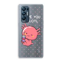 Love You A Lotl: Oppo Find X3 Neo Transparant Hoesje