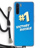 Victory Royale: Oppo A91 Transparant Hoesje met koord