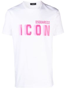 DSQUARED2 t-shirt Blur en coton - Blanc