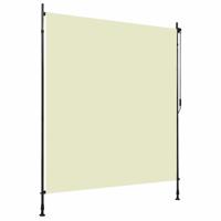 VidaXL Rolgordijn voor buiten 200x270 cm crème