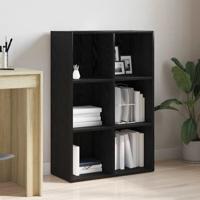 Boekenkast Zwart Eiken 66x30x98 cm Engineered Wood