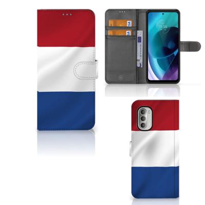 Motorola Moto G51 5G | Bookstyle Case | Nederlandse Vlag