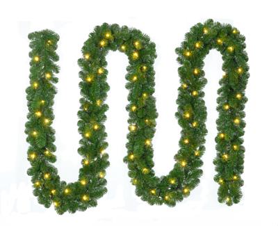 Kerstslinger Alaskan Pine Garland 540 x 20 met Warm Led verlichting kerstboom - Holiday tree