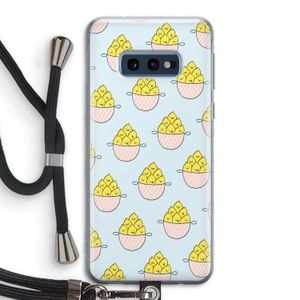 Citroenen: Samsung Galaxy S10e Transparant Hoesje met koord