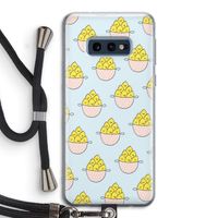 Citroenen: Samsung Galaxy S10e Transparant Hoesje met koord