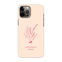 Where flowers bloom: Volledig geprint iPhone 12 Pro Max Hoesje