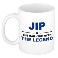 Jip The man, The myth the legend cadeau koffie mok / thee beker 300 ml - thumbnail