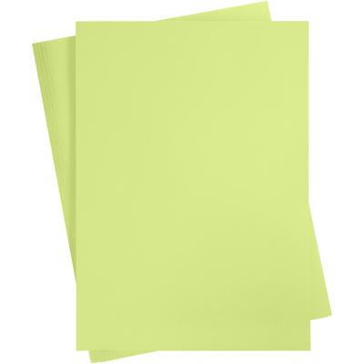 Creativ Company Gekleurd karton, a2, vel 420x594 mm, 180 gr, lichtgroen, 10 vel/ 1 doos