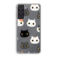 Katten: Samsung Galaxy S21 FE Transparant Hoesje