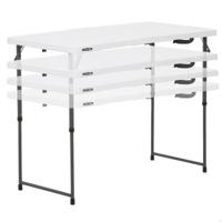 Vouwtafel Lifetime Wit 122 x 91,5 x 61 cm Staal HDPE - thumbnail