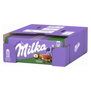 Milka - Hazelnoot (gebroken) - 22x 100g